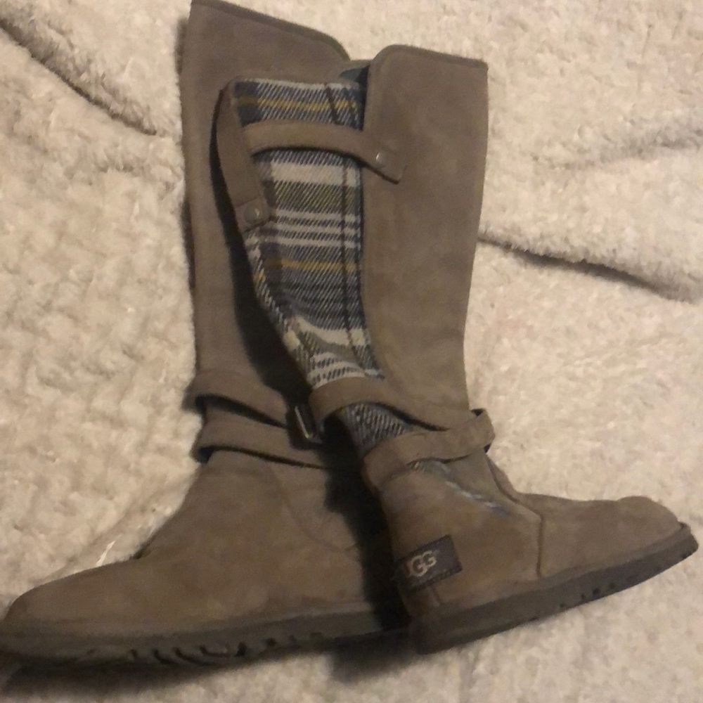Ugg plaid boots